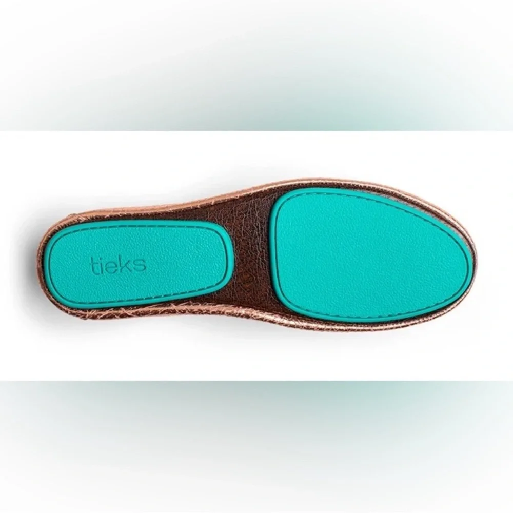 Tieks rose gold glam 8 NIB